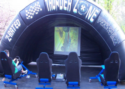Giant Video Racing Game